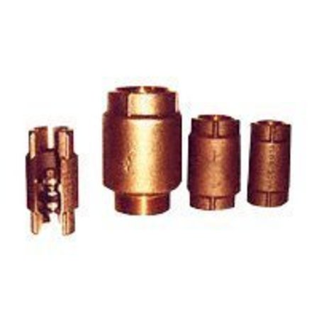 SIMMONS Simmons 500 SB Series 501SB Check Valve, 1/2 in FPT, 400 psi, Silicone Bronze 501SB